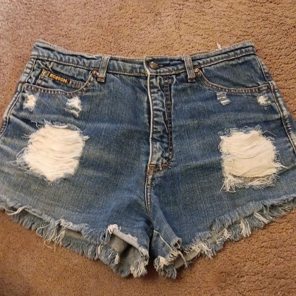 Bobson Distressed Short Shorts - Picture 3 of 7